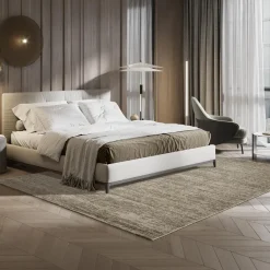 Relax Oslo - Laagpolig Effen Vloerkleed - Beige - 200x290 CM