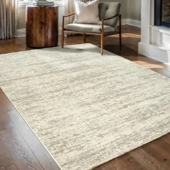 Relax Oslo - Laagpolig Effen Vloerkleed - Creme - 120x170 CM