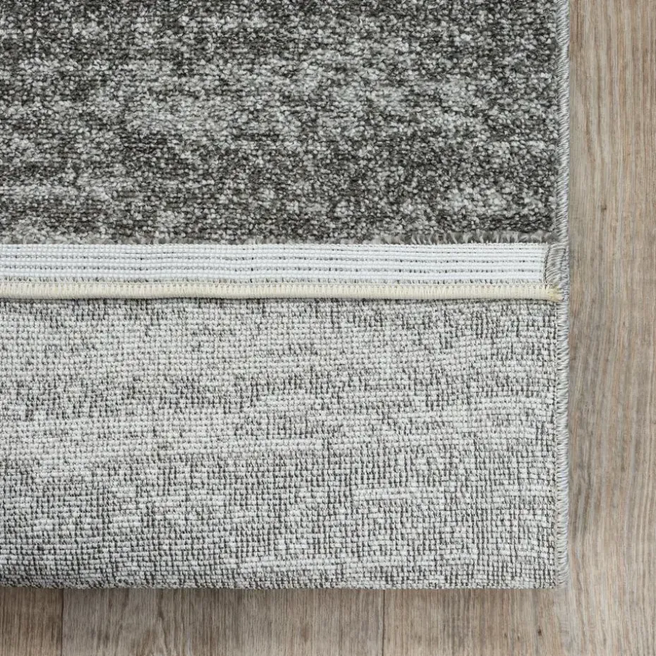 Relax Oslo - Laagpolig Effen Vloerkleed - Grijs - 240x340 CM