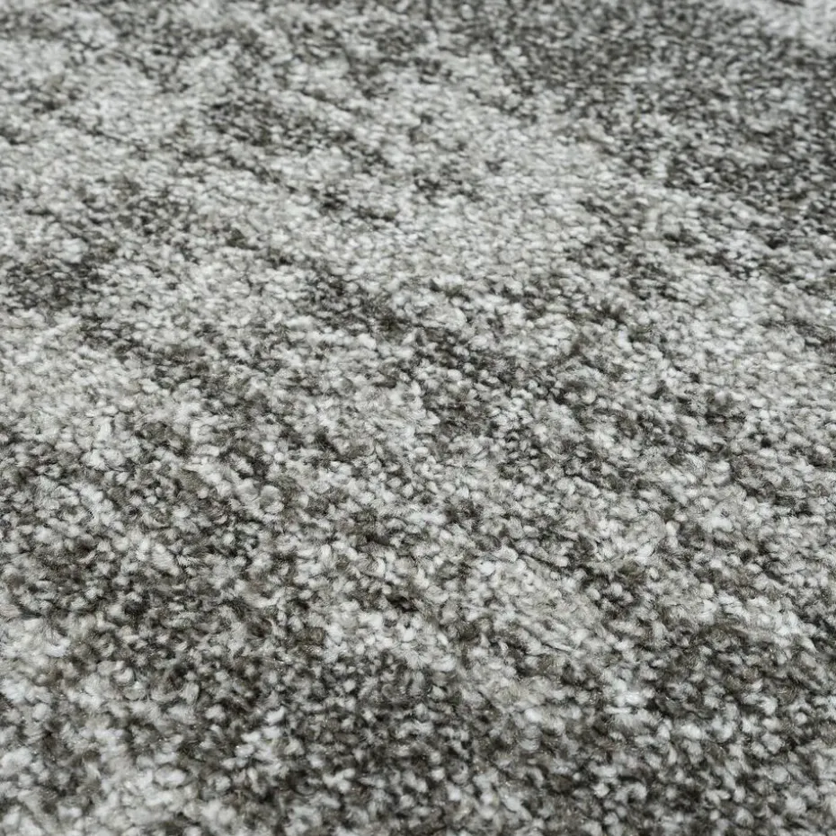 Relax Oslo - Laagpolig Effen Vloerkleed - Grijs - 240x340 CM