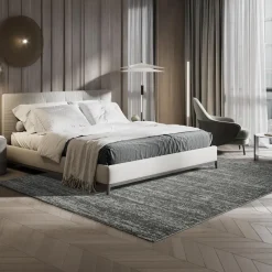 Relax Oslo - Laagpolig Effen Vloerkleed - Grijs - 200x290 CM