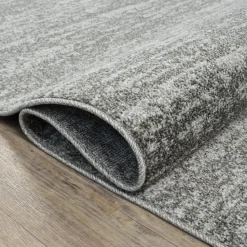 Relax Oslo - Laagpolig Effen Vloerkleed - Grijs - 200x290 CM