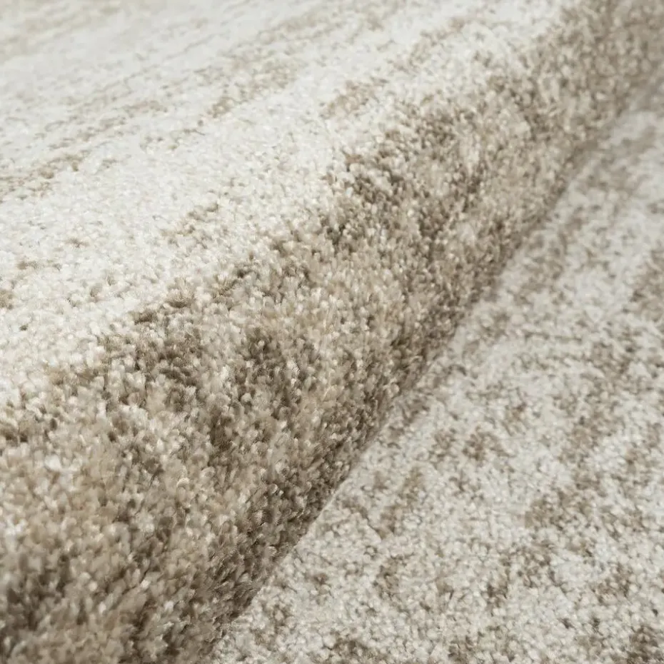 Relax Oslo - Laagpolig Effen Vloerkleed - Beige - 120x170 CM