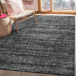 Relax Oslo - Laagpolig Effen Vloerkleed - Zwart - 160x230 CM