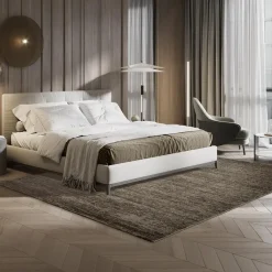 Relax Oslo - Laagpolig Effen Vloerkleed - Bruin - 140x200 CM