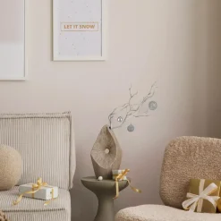 Relaxdays kerstballen - 50x st - zilver - 3, 4 en 6 cm -kunststof