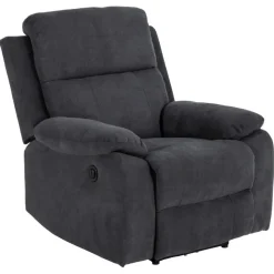 Relaxfauteuil Donkergrijs - 95x90x98cm - Verstelbaar - Rinda