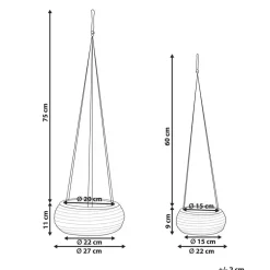 REMORA - Bloempot binnenbak - Natuurlijk - Zeewier