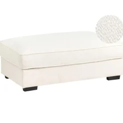 RENDERS - Ottomaan - Gebroken wit - Bouclé