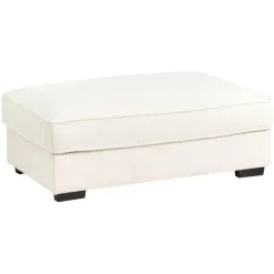 RENDERS - Ottomaan - Gebroken wit - Bouclé