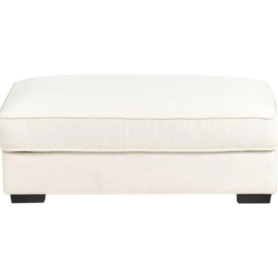 RENDERS - Ottomaan - Gebroken wit - Bouclé