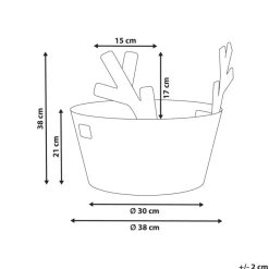 RENNE - Kerstmand - Naturel - Waterhyacint