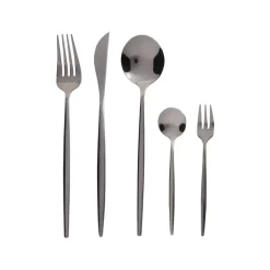 RIGATONI - Bestekset - Zwart - Roestvrij staal