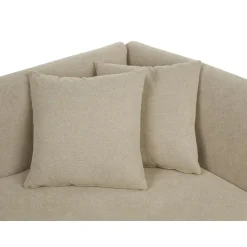 RIOM - Chaise longue - Beige - Rechtszijdig - Stof