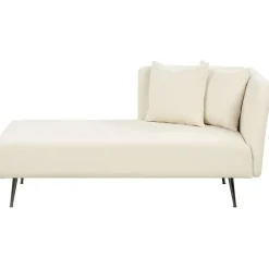 RIOM - Chaise longue - Wit - Rechterzijde - Bouclé