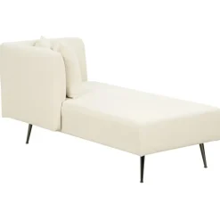 RIOM - Chaise longue - Wit - Rechterzijde - Bouclé