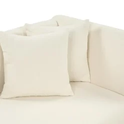 RIOM - Chaise longue - Wit - Rechterzijde - Bouclé