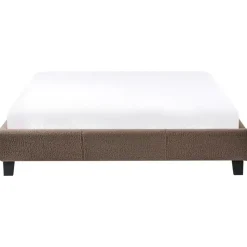 ROANNE - Tweepersoonsbed - Taupe - 140 x 200 cm - Bouclé