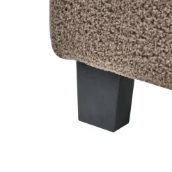 ROANNE - Tweepersoonsbed - Taupe - 140 x 200 cm - Bouclé