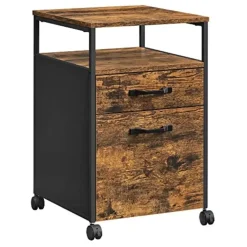 Rolkast met wieltjes, 2 laden, 50kg