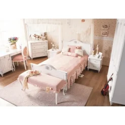 Romantic meisjes bed kinderkamer 200 x 100 cm