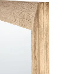 ROSELL - Wandspiegel - Lichthout - 60 x 60 cm - Vezelplaat