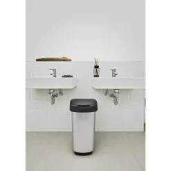 Rotho Twist Afvalbak - 25L - zilver