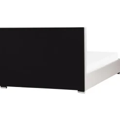 ROUEN - Bed met opbergruimte - Lichtbeige - 160 x 200 cm - Polyester