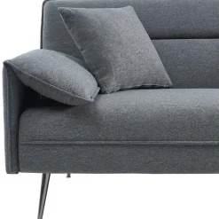 Rousseau Grijs Sivas Slaapbank - Eucalyptus Frame - H-H 95 x B-L 199 x D-P 89 cm