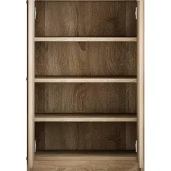 Rousseau Lilly' Sonoma Schoenenkast - 2 Deurs Spaanplaat - H90 x B60 x D35 cm