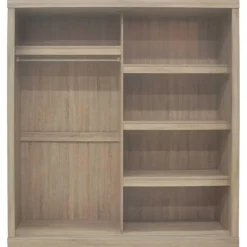 Rousseau Schuifdeurkast Mike - 182,5 x 52,5 cm x 197,5 cm - Sonoma-afwerking