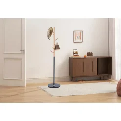 Rousseau Staande kapstok Viola - Ø37 x 172 cm - Beukenhout / Metaal