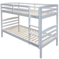 Rousseau Stapelbed Roy 90x200 - splitsbaar - wit grenen