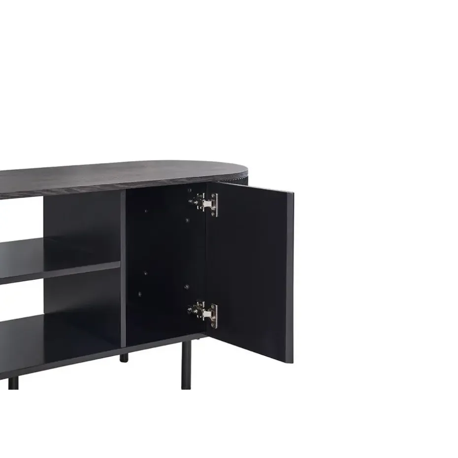 Rousseau tv-meubel Lagos - 160 x 45 x 58 cm - Donkerbruin