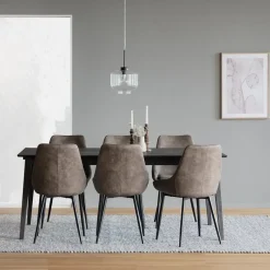Rowico Home Filippa Houten Eettafel Verlengbaar 180 cm - Donker Eiken