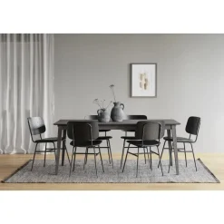 Rowico Home Filippa Houten Eettafel Verlengbaar 180 cm - Donker Eiken