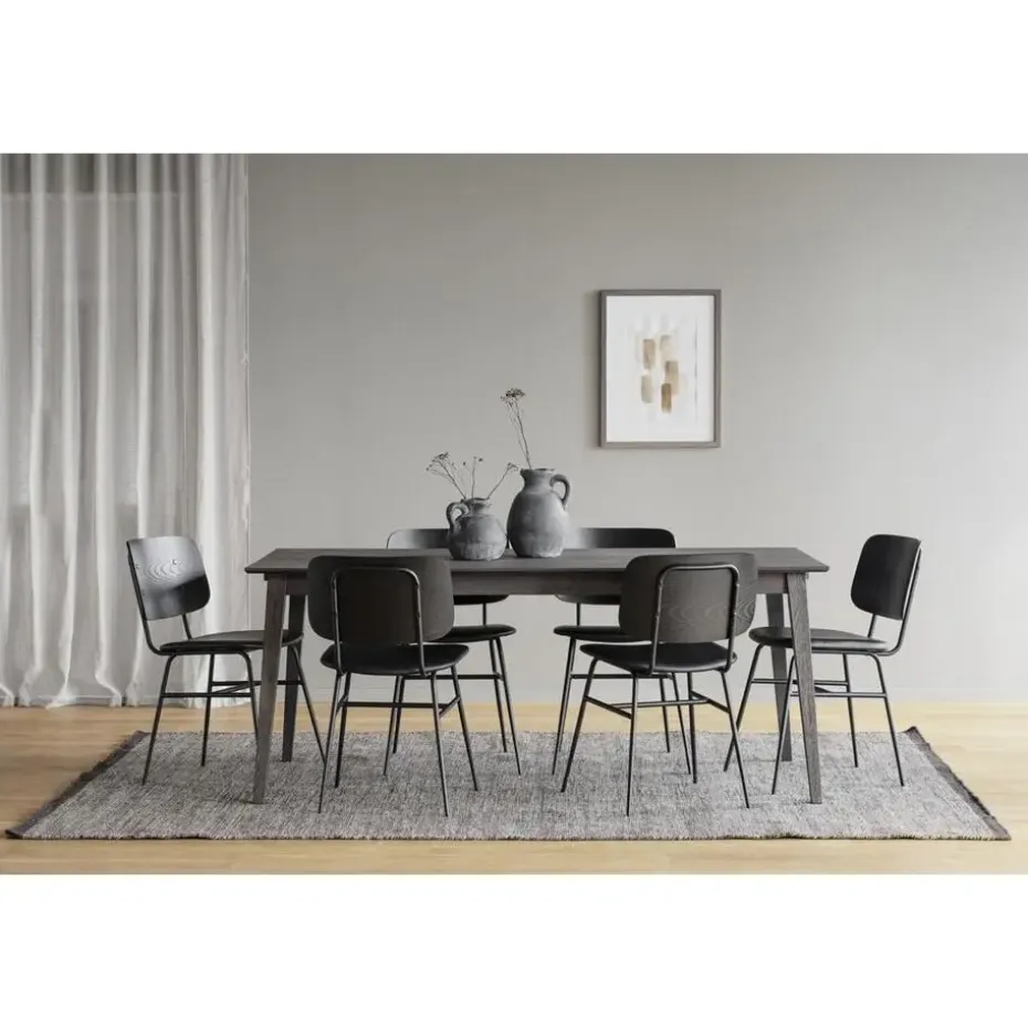 Rowico Home Filippa Houten Eettafel Verlengbaar 180 cm - Donker Eiken