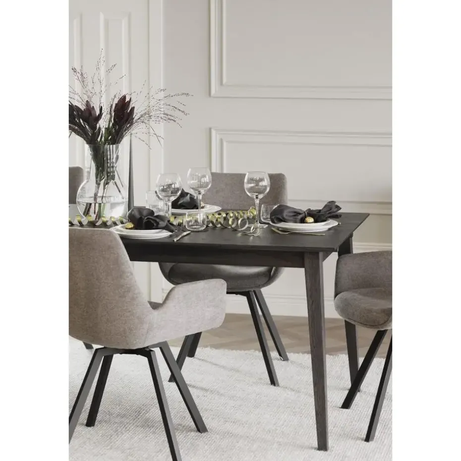 Rowico Home Filippa Houten Eettafel Verlengbaar 180 cm - Donker Eiken