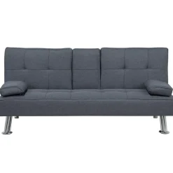 ROXEN - Slaapbank 3-zits - Donkergrijs - Polyester