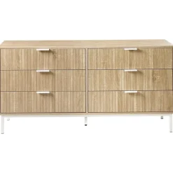 ROYALLA - Ladekast met 6 lades - Lichtbruin - MDF