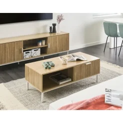 ROYALLA - Salontafel - Lichtbruin - MDF