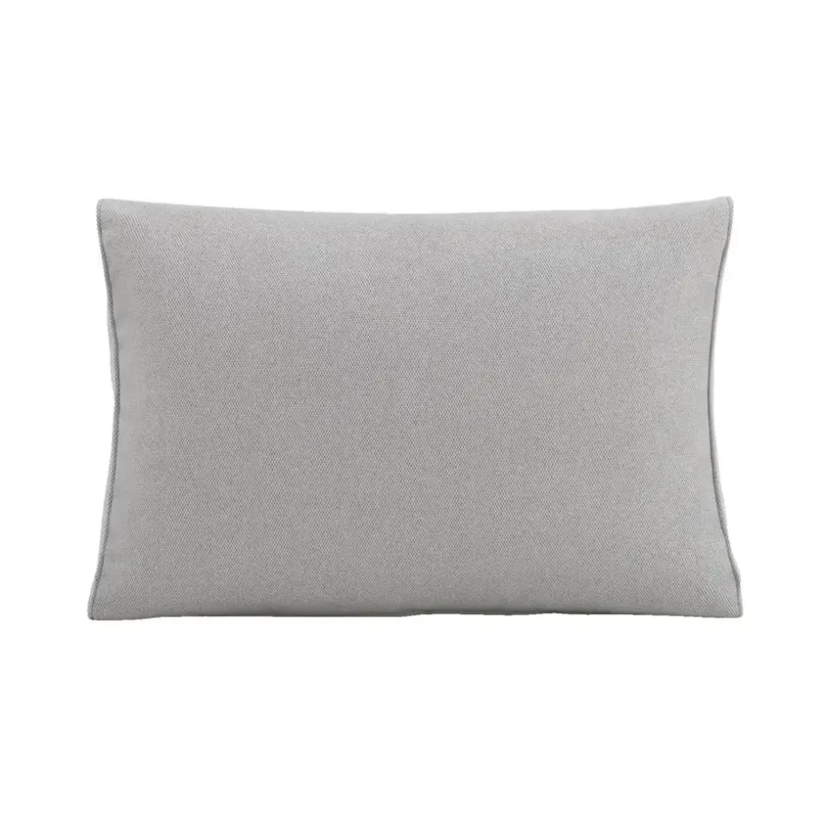 Rugkussen Orleáns - lichtgrijs - 60x43x12 cm