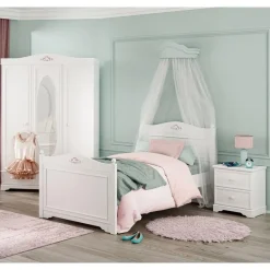 Rustic boekenkast kast wit meisjeskamer