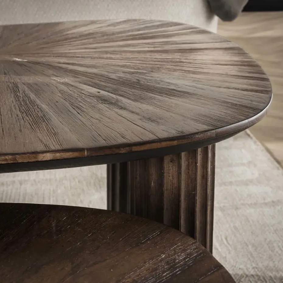 Salontafel - Vierhoekig - Set Van 2 - Teakhout - Maya