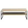 Salontafel Lucca met plateau - naturelkleur - 40x118x67 cm