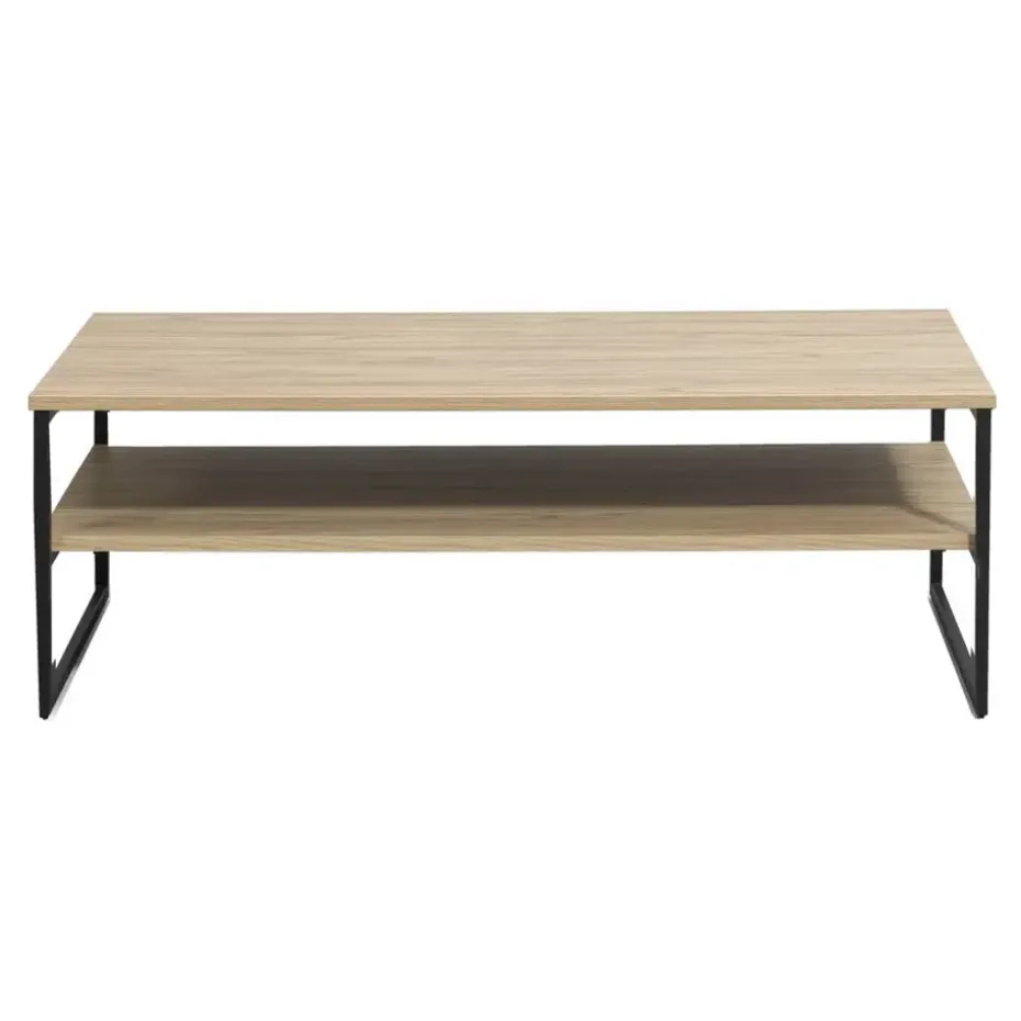 Salontafel Lucca met plateau - naturelkleur - 40x118x67 cm