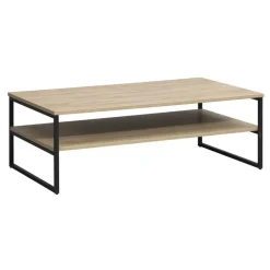 Salontafel Lucca met plateau - naturelkleur - 40x118x67 cm