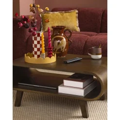 Salontafel Matteo - walnoot - 37x90x55 cm