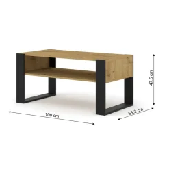 Salontafel Mondi 47x100x50 Beige