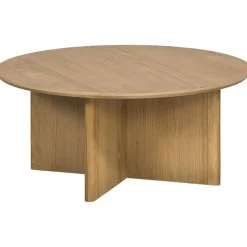 Salontafel Nicola - naturel - 35x80x80 cm